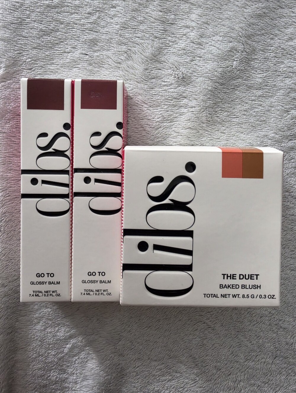 Dibs. Go To Glossy Balm & The Duet Baked Blush Bundle